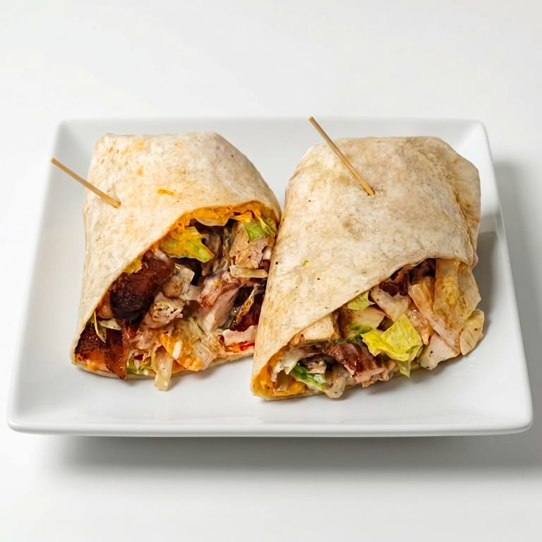 Delicious Chicken Bacon Ranch Wrap